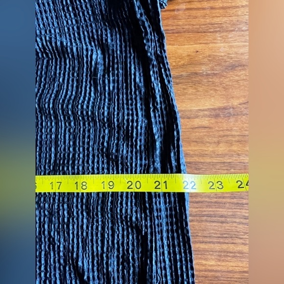 SABINA Musayev Revolve Anthro black textured open weave midi dress size small - Picture 12 of 13